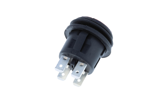 Sealed push button switch with a black silicone waterproof sealing that provides a rating up to IP65. PB Series switches are available in either a momentary or latching actuation and with dependent and independent LED illumination in four different colors_1