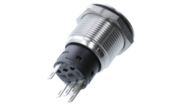 Switch Component’s Inc anti-vandal switches are commonly used for vandal resistance in public applications. Designed with a stainless steel body and sealed to an IP67 rating._1