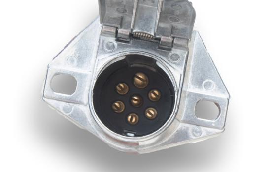 Heavy Duty Zinc Die Cast 7-Pole Connector - Socket with Exposed Terminals and Split Pins (1)_0