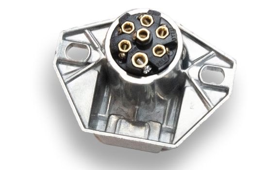Heavy Duty Zinc Die Cast 7-Pole Connector - Socket with Exposed Terminals and Split Pins (2)_1