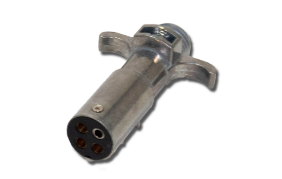 4 Pole Zinc Die Cast Connector- Plug_0