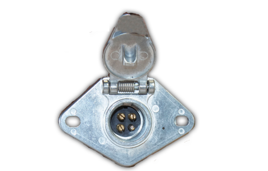 4 Pole Zinc Die Cast Connector- Socket_0