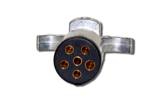 6 Pole Zinc Die Cast Connector- Plug_0