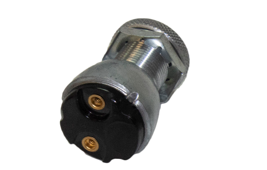 universal ignition switch for 15A 6VDC / 10A 12VDC applications with similar mounting dimensions (Mounting Stem 3/4” long, 3/4” - 20 Thread). Compact heavy-duty zinc diecast construction, sealed terminal insulator and bronze contacts.  (2)_1