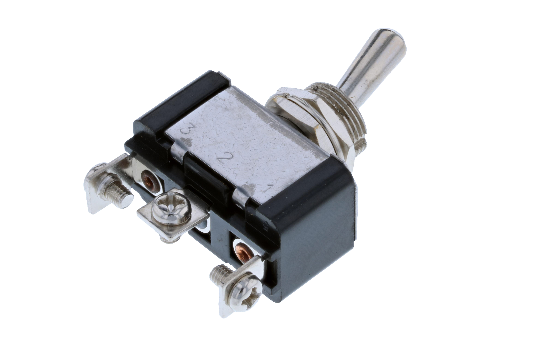 Switch Components Inc’s TA1 toggles are available in different Single Pole circuits and with tab and screw terminal options. These switches can be used in a variety of applications including automotive, marine, commercial or industrial equipment._1