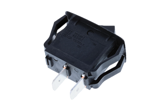 RG3-1A-AC-1-B-ROCKER SWITCH(2) rocker with rectangular shape available in either a momentary or latching actuation and with different illumination options illumination. RF Series is also offered with and IP65 splash proof rubber boot option. Ideal for small appliances, industrial contr_1