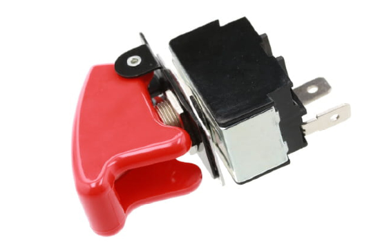 Double Pole toggle switch - Pre-assembled Safety Cover