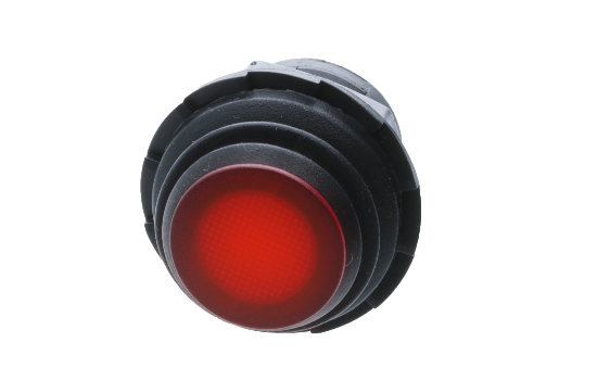 PC-1B-DC-1-RL PUSH BUTTON(1) PC Push Button Switch Series is designed with a round actuator and body and an IP65 rated splash proof rubber boot that ensures protection against water and moisture (IP 65). Find PC Series available in either a momentary or latching actuation