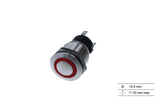 Switch Component’s Inc anti-vandal switches are commonly used for vandal resistance in public applications. Designed with a stainless steel body and sealed to an IP67 rating.