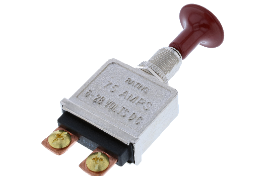 PP IS Our Push-Pull switches are designed with a finished look that is professional and sleek, typically used in older automotive models as a headlight switch. These switches feature a rugged die cast housing to extra strength and durability and an easy m