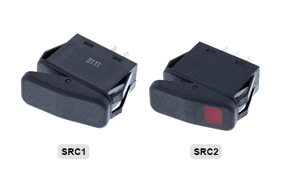 SRC1 is designed with a standard black matte finish actuator. It features a slim body design with a sealed contact chamber that provides dust and water resistance to IP56. Perfect for applications that have limited space.