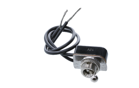 TC-1A-DC-W-1-Toggle(1) Medium duty toggle switch compactly designed and with different bushing/toggle configurations appropriate for a variety of uses. Termination choices include screw terminals and wire leads, with which TC series acts as a pre-wired toggle switch for direct