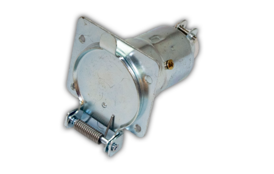 Socket-RV 7Way-Zinc Die Cast Socket made of Zinc Die Cast housing for superior corrosion resistance and brass pin terminals for best conductivity