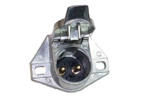 Lift Gate 2 Pole Zinc Die Cast Connector - Socket Socket designed specifically for lift-gate applications for alternative power battery charging.