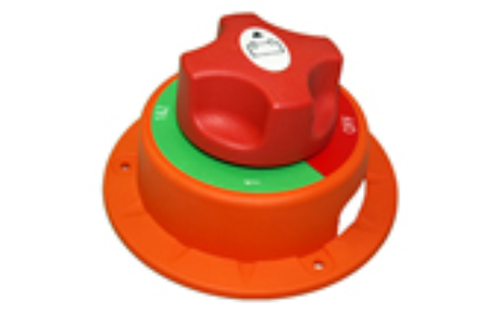 Master battery selector switch designed for vehicles that need one battery for engine starting and a second battery to power auxiliary loads, such as lights or appliances. They are often used in boats, trucks, emergency vehicles, and emergency and rescue 
