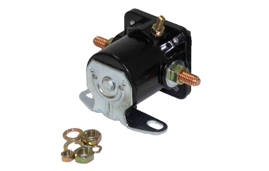 HDS1 Series solenoids are constructed of phenolic, making them light weight and durable. They are resistant to corrosion and high or low temperatures. Intermittent solenoid, actuated for a short amount of time, can handle 200A make and break rating. (2)