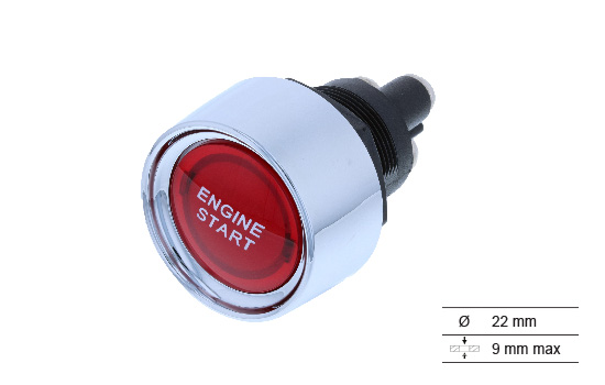 Engine starter button switch