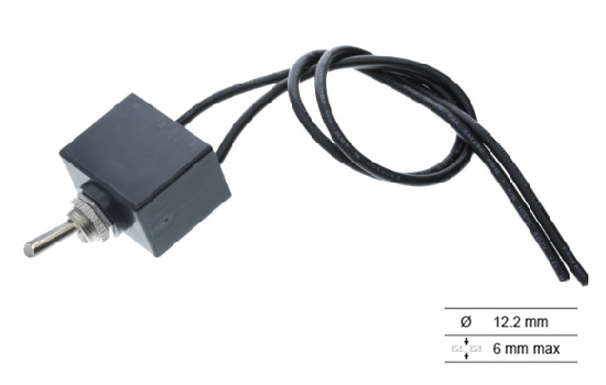 TB toggles can be used in a variety of applications including automotive, marine, commercial or industrial equipment. These switches are available in a wide range of momentary and maintained double pole circuits and terminations. They fit the industry sta