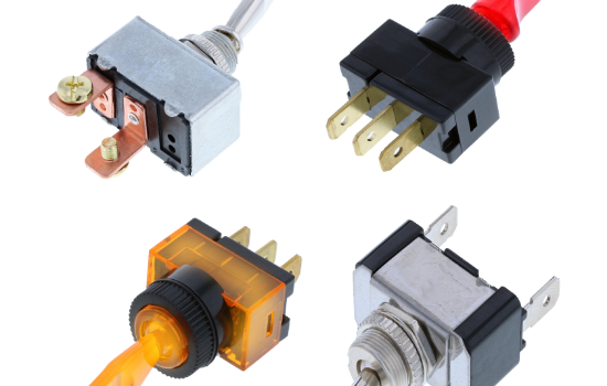 Switch Components offers a wide variety of nylon and metal heavy-duty Toggle Switches which are designed to fulfil your needs